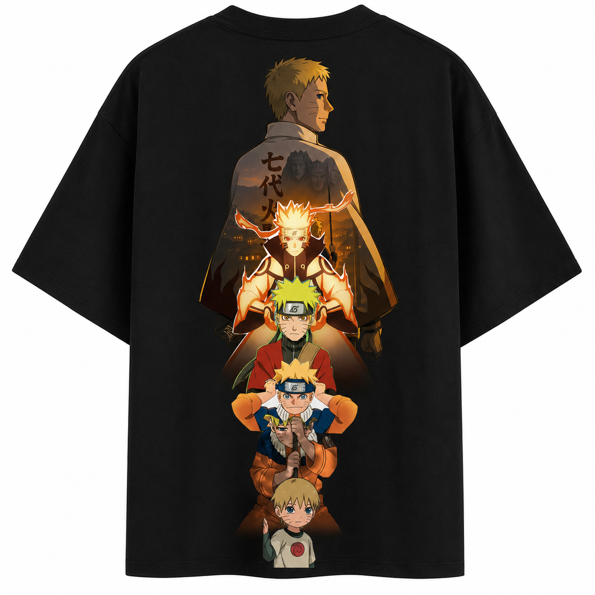 Naruto beginning Oversize T-shirts
