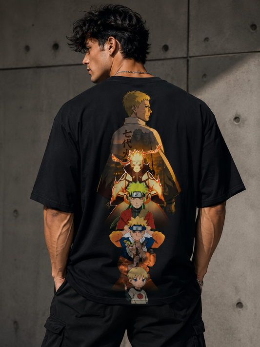 Naruto beginning Oversize T-shirts